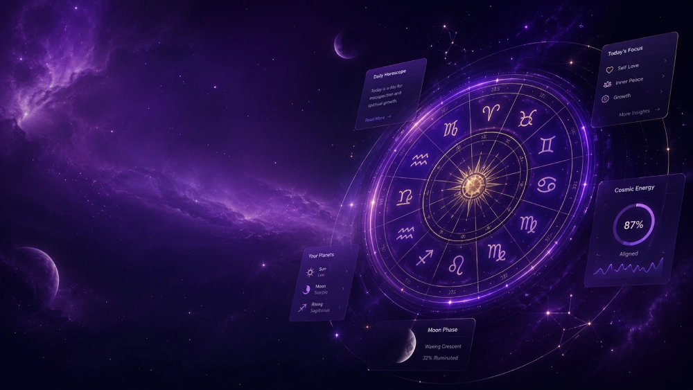 Mystical constellation map